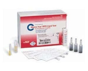BBL RPR Control Card For Syphilis Testing