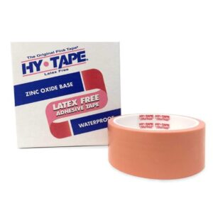 Waterproof Medical Tape Hy-Tape Pink 1 Inch X 5 Yard Zinc Oxide Adhesive Zinc Oxide NonSterile