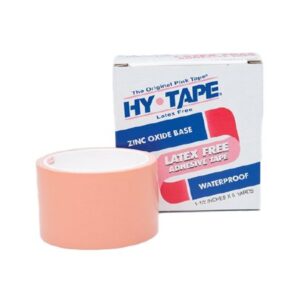 Waterproof Medical Tape Hy-Tape Pink 2 Inch X 5 Yard Zinc Oxide Adhesive Zinc Oxide NonSterile