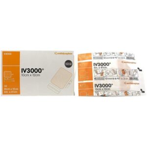 I.V. Dressing IV3000 REATIC Film 4 X 4-3/4 Inch Sterile