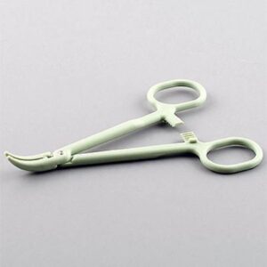 Hemostatic Forceps Sklar 5-1/4 Inch Length Floor / Office Grade Plastic NonSterile Locking Finger Ring Handle Curved Serrated Tips