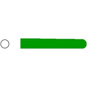 Instrument Tip Protector SklarTip 7/64 X 3/4 Inch, 3 mm, Green, Non-Vented