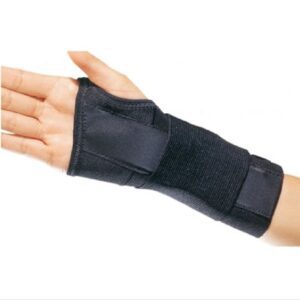 Wrist Brace ProCare CTS Contoured Aluminum / Cotton / Elastic Left Hand Black X-Large