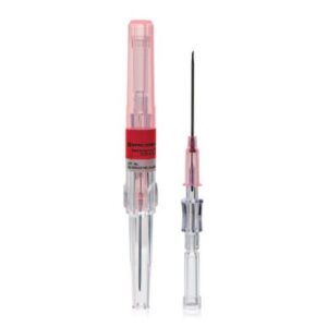 Peripheral IV Catheter Safelet 20 Gauge 1 Inch ETFE Straight Hub Non Blood Control Non-Safety