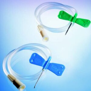 Huber Infusion Set Nipro 23 Gauge 3/4 Inch 12 Inch Tubing Without Port
