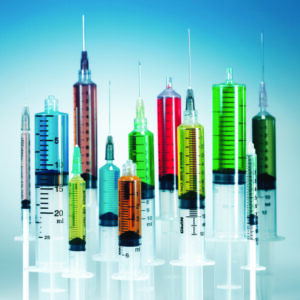Standard Hypodermic Syringe with Needle Nipro 3 mL 5/8 Inch 25 Gauge NonSafety Regular Wall