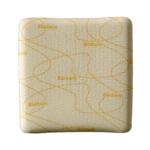 Foam Dressing Biatain Non-Adhesive 4 X 4 Inch Without Border Waterproof Backing Nonadhesive Square Sterile