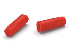 Syringe Tip Cap Red, Polypropylene