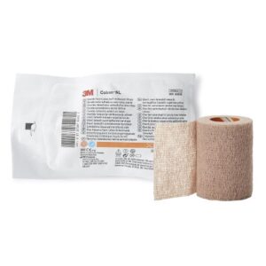 Cohesive Bandage 3M Coban LF 3 Inch X 5 Yard Self-Adherent Closure Tan Sterile Standard Compression