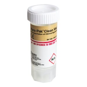 Stool Specimen Container Para-Pak 30 mL (1 oz.) Screw Cap with Sampling Device NonSterile