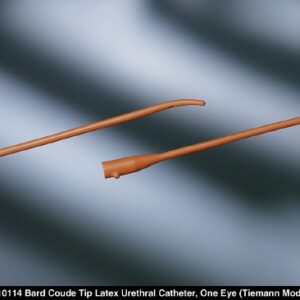 Urethral Catheter Bard Tiemann Tip Red Rubber 20 Fr. 16 Inch