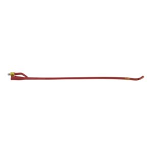 Foley Catheter Bardex Lubricath 2-Way Coude Tip 5 cc Balloon 20 Fr. Hydrophilic Polymer Coated Latex