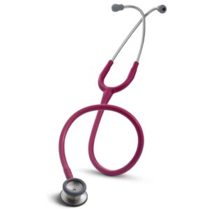 Clinician Stethoscope 3M Littmann Classic II Raspberry 1-Tube 28 Inch Tube Double Sided Chestpiece