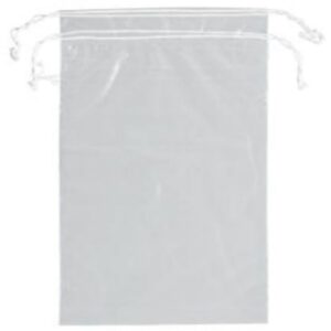 Patient Belongings Bag 5 X 8 Inch Plastic Clear Drawstring Closure