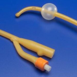 Foley Catheter Ultramer 2-Way Coude Tip 5 cc Balloon 20 Fr. Hydrogel Coated Latex