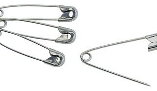 Safety Pin Number 3 Nickel Plated Steel