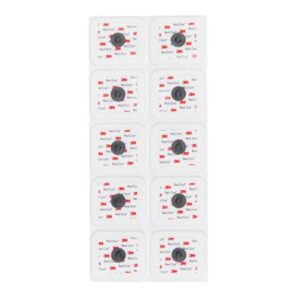 ECG Monitoring Electrode with Abrader Snap Connector Sticky Gel Foam Backing Adult Radiolucent / MR Conditional 5 per Pack