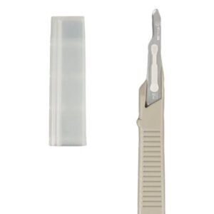 Scalpel Medicut No. 15 Stainless Steel / Plastic Classic Grip Handle Sterile Disposable
