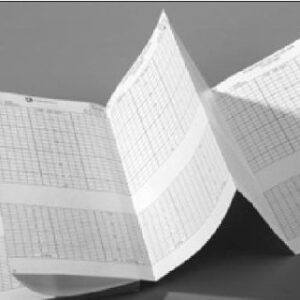Recording Chart Paper Vital Signs Z-Fold Red Grid
