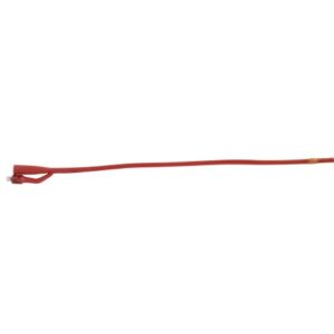Foley Catheter Bardex Lubricath 2-Way Council Tip 5 cc Balloon 18 Fr. Red Rubber