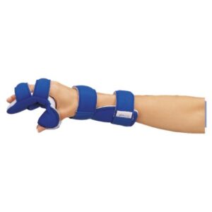 Resting Hand Splint LMB Air-Soft Aluminum / Foam Right Hand Blue Small
