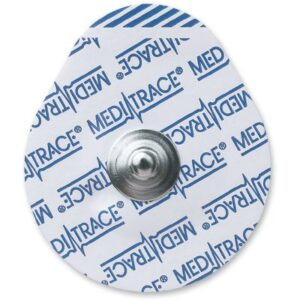 ECG Monitoring Electrode Snap Connector Conductive Adhesive Gel Foam Backing Adult Non-Radiolucent 100 per Pack