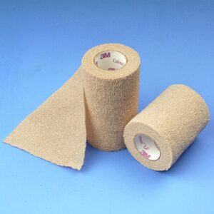 Cohesive Bandage 3M Coban 2 Inch X 5 Yard Self-Adherent Closure Tan Sterile Standard Compression
