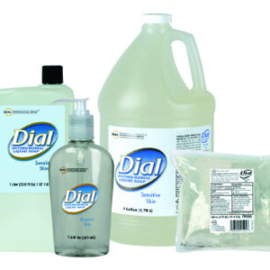Antimicrobial Soap Dial Professional for Sensitive Skin Liquid 1,000 mL Refill Bottle Floral Scent