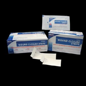 Skin Closure Strip Dukal 1/4 X 3 Inch Nonwoven Material Reinforced Strip White
