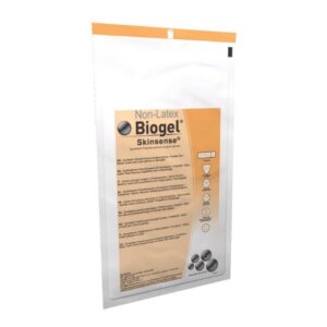 Surgical Glove Biogel Skinsense Size 8.5 Sterile Polyisoprene Standard Cuff Length Micro-Textured Straw Not Chemo Approved