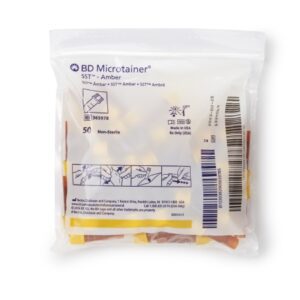 BD Microtainer SST Capillary Blood Collection Tube Clot Activator / Separator Gel Additive 400 ?L to 600 ?L BD Microgard Closure Plastic Tube