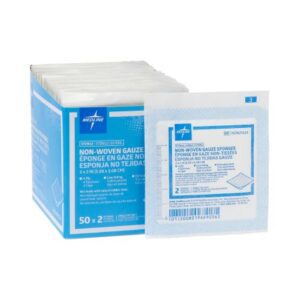 Nonwoven Sponge Avant Gauze 2 X 2 Inch 4-Ply Sterile 2 per Pack