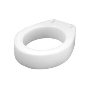 Raised Toilet Seat Carex 3-1/2 Inch Height Elongated 300 lbs. Weight Capacity