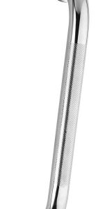 Wall Grab Bar Carex Chrome Finish Knurled Steel
