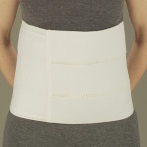 Abdominal Binder DeRoyal Premium Large Hook and Loop Closure 63 to 74 Inch Waist or Hip Circumference 12 Inch Height Adult