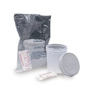Specimen Container Gent-L-Kare 120 mL (4 oz.) Screw Cap Patient Information Poly Bagged Sterile / Sterile Inside Only