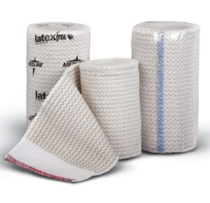 Elastic Bandage Matrix 6 Inch X 15 Yard Double Hook and Loop Closure Natural NonSterile Medium Compression