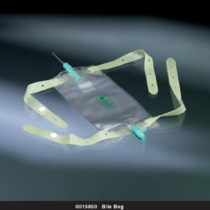 Bile Drainage Bag Bard Without Tubing 8 Inch Length 9 oz. Sterile Multi-Functional Barrier