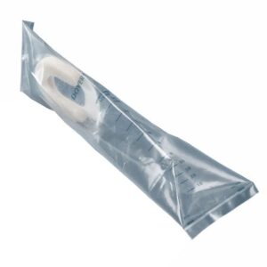 Pediatric Urine Collection Bag Dover 100 mL (3.4 oz.) Adhesive Closure Unprinted Sterile