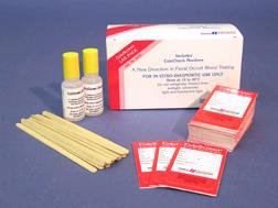 Cancer Screening Test Kit ColoScreen Lab Pack Fecal Occult Blood Test (FOBT) 100 Tests CLIA Waived