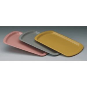 Service Tray Medegen 6 X 9 Inch Gray Polypropylene