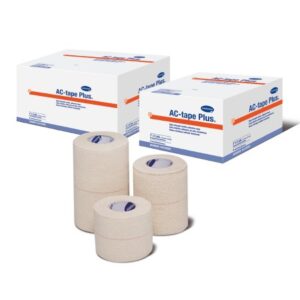 Athletic Tape AC-tape Plus Tan 3 Inch X 5 Yard Cotton NonSterile