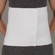Abdominal Binder DeRoyal Medium Hook and Loop Closure 32 to 38 Inch Waist Circumference 8 Inch Height Adult