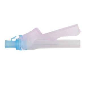 Safety Hypodermic Needle Eclipse 1 Inch Length 23 Gauge Thin Wall Hinged Safety Needle