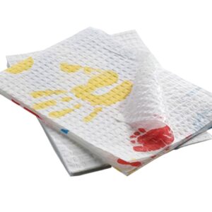 Procedure Towel Tiny Tracks 13-1/2 W X 18 L Inch Hand / Footprints NonSterile