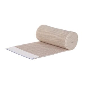 Elastic Bandage EZe-Band LF 2 Inch X 5 Yard Double Hook and Loop Closure Tan Sterile Standard Compression