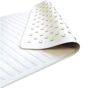 Non-Slip Bath Mat Carex Rubber 16 X 28 Inch
