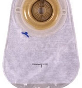 Urostomy Pouch Assura One-Piece System 9-1/2 Inch Length Flat, Trim to Fit 3/8 to 2-1/4 Inch Stoma Drainable