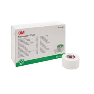 Medical Tape 3M Transpore White White 1 Inch X 10 Yard Plastic NonSterile