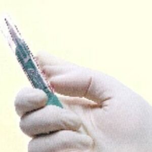 Safety Scalpel Bard-Parker Conventional No. 12 Stainless Steel / Plastic Nonslip Grip Handle with Centimeter Scale Sterile Disposable
